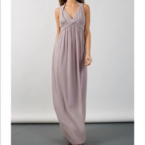 Lavender fog maxi dress